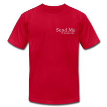 Load image into Gallery viewer, Send Me Woodworks Premium T-Shirt - red
