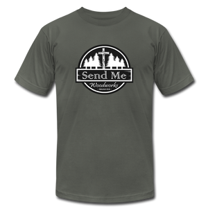 Send Me Woodworks Premium T-Shirt - asphalt