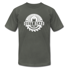 Load image into Gallery viewer, Dusty Beard Woodcrafts / Building Community T-Shirt - asphalt
