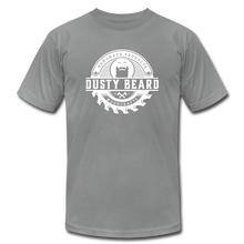 Load image into Gallery viewer, Dusty Beard Woodcrafts / Building Community T-Shirt - slate
