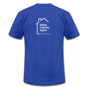 Dusty Beard Woodcrafts / Building Community T-Shirt - royal blue