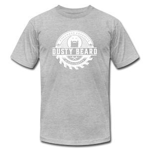 Dusty Beard Woodcrafts / Building Community T-Shirt - heather gray