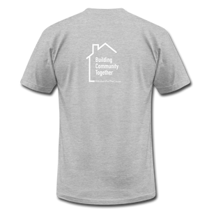 Dusty Beard Woodcrafts / Building Community T-Shirt - heather gray