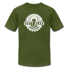 Load image into Gallery viewer, Dusty Beard Woodcrafts / Building Community T-Shirt - olive
