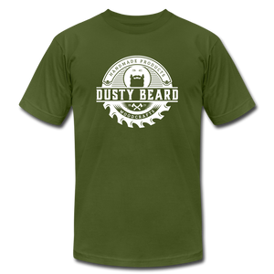 Dusty Beard Woodcrafts / Building Community T-Shirt - olive