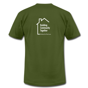 Dusty Beard Woodcrafts / Building Community T-Shirt - olive