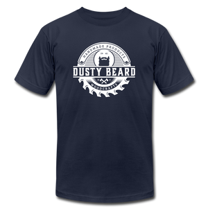 Dusty Beard Woodcrafts / Building Community T-Shirt - navy