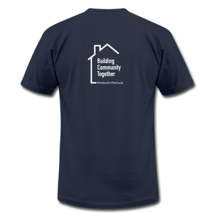 Dusty Beard Woodcrafts / Building Community T-Shirt - navy