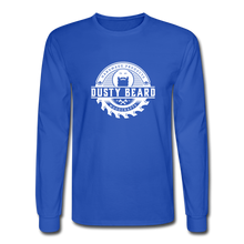 Load image into Gallery viewer, Dusty Beard Woodcrafts Long Sleeve T-Shirt - royal blue
