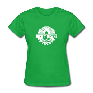 Dusty Beard Woodcrafts Women's T-Shirt - bright green