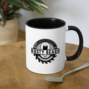 Dusty Beard Woodworks Contrast Coffee Mug - white/black