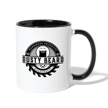 Load image into Gallery viewer, Dusty Beard Woodworks Contrast Coffee Mug - white/black
