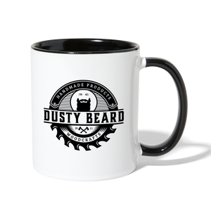 Dusty Beard Woodworks Contrast Coffee Mug - white/black