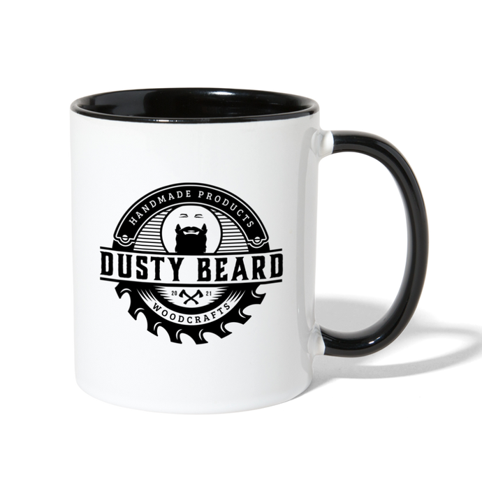 Dusty Beard Woodworks Contrast Coffee Mug - white/black