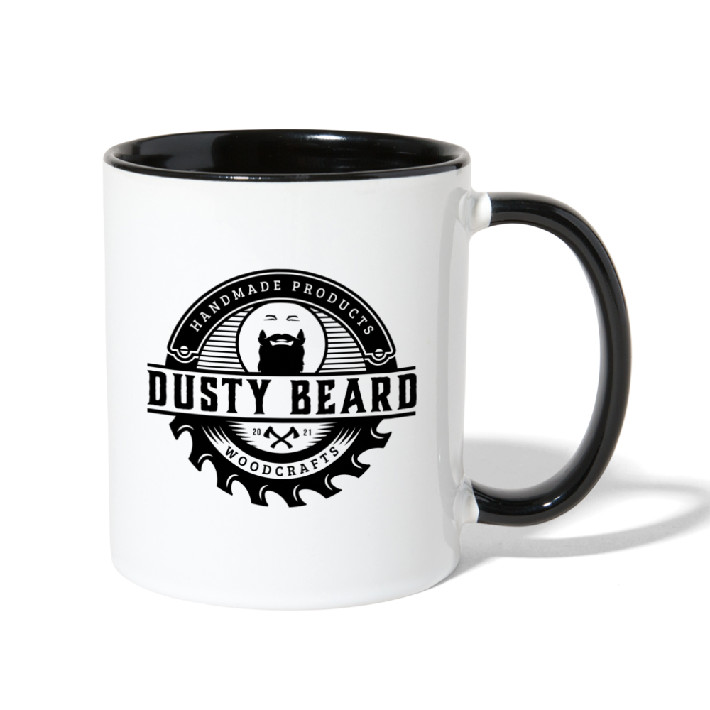 Dusty Beard Woodworks Contrast Coffee Mug - white/black