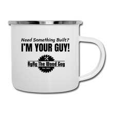 Load image into Gallery viewer, RyRy the Wood Guy Camper Mug - white
