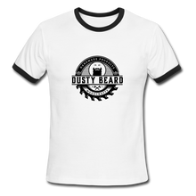 Load image into Gallery viewer, Dusty Beard Woodcrafts Ringer T-Shirt - white/black
