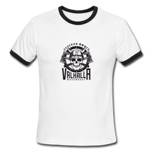 Load image into Gallery viewer, Valhalla Woodworks Ringer T-Shirt - white/black
