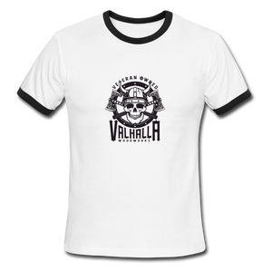 Valhalla Woodworks Ringer T-Shirt - white/black