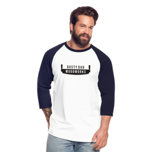 Load image into Gallery viewer, Dusty Day / Community 3/4 Sleeve Raglan T-Shirt - white/navy
