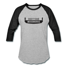 Load image into Gallery viewer, Dusty Day / Community 3/4 Sleeve Raglan T-Shirt - heather gray/black
