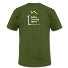 Load image into Gallery viewer, L&amp; E Custom Woodworks / Community T-Shirt - olive
