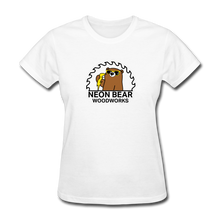 Load image into Gallery viewer, Neon Bear Woodworks Women&#39;s T-Shirt - white
