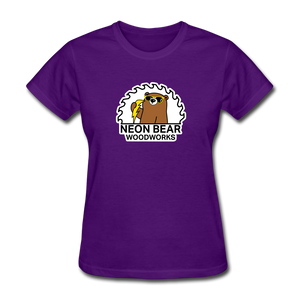 Neon Bear Woodworks Women's T-Shirt - purple