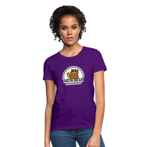 Neon Bear Woodworks Women's T-Shirt - purple