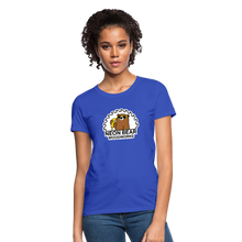 Load image into Gallery viewer, Neon Bear Woodworks Women&#39;s T-Shirt - royal blue
