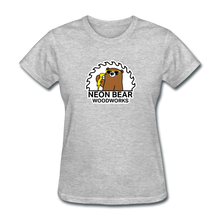 Load image into Gallery viewer, Neon Bear Woodworks Women&#39;s T-Shirt - heather gray
