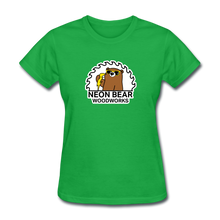 Load image into Gallery viewer, Neon Bear Woodworks Women&#39;s T-Shirt - bright green
