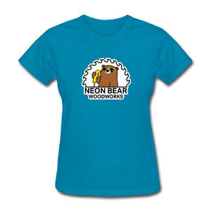 Neon Bear Woodworks Women's T-Shirt - turquoise