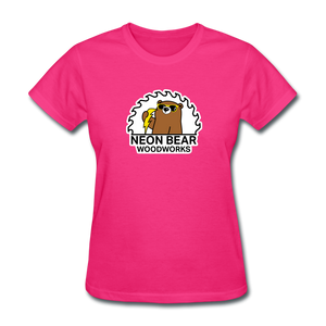 Neon Bear Woodworks Women's T-Shirt - fuchsia