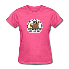 Load image into Gallery viewer, Neon Bear Woodworks Women&#39;s T-Shirt - heather pink

