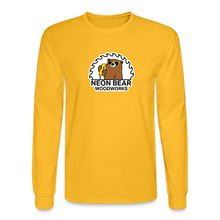 Load image into Gallery viewer, Neon Bear Woodworks Long Sleeve T-Shirt - gold
