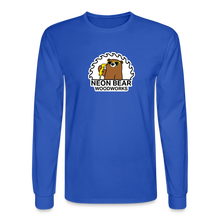 Load image into Gallery viewer, Neon Bear Woodworks Long Sleeve T-Shirt - royal blue
