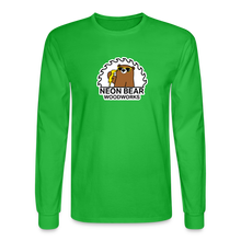Load image into Gallery viewer, Neon Bear Woodworks Long Sleeve T-Shirt - bright green
