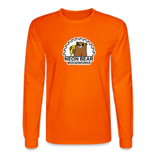 Load image into Gallery viewer, Neon Bear Woodworks Long Sleeve T-Shirt - orange
