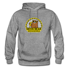 Load image into Gallery viewer, Neon Bear Woodworks Hoodie - graphite heather
