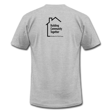 Load image into Gallery viewer, Crafty @ Heart / #BuildingCommunityTogether T-Shirt - heather gray
