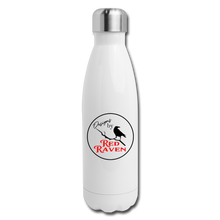 Load image into Gallery viewer, Red Raven Insulated Stainless Steel Water Bottle - white
