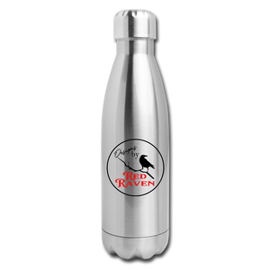 Red Raven Insulated Stainless Steel Water Bottle - silver