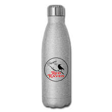 Load image into Gallery viewer, Red Raven Insulated Stainless Steel Water Bottle - silver glitter
