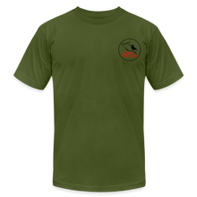 Load image into Gallery viewer, Red Raven Premium T-Shirt front and back logo - olive
