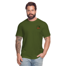 Load image into Gallery viewer, Red Raven Premium T-Shirt front and back logo - olive
