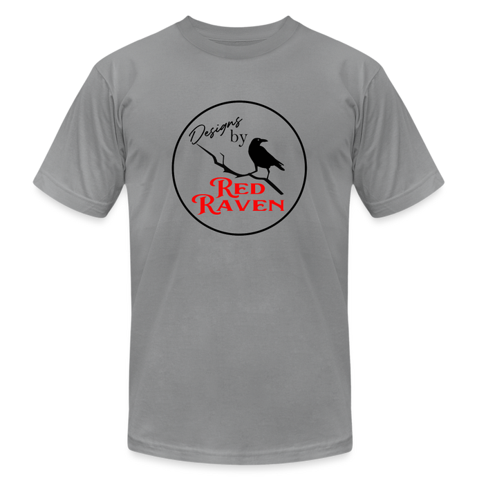 Red Raven Premium T-Shirt front logo - slate
