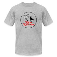 Load image into Gallery viewer, Red Raven Premium T-Shirt front logo - heather gray
