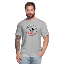 Load image into Gallery viewer, Red Raven Premium T-Shirt front logo - heather gray
