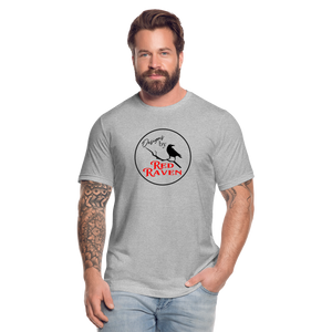 Red Raven Premium T-Shirt front logo - heather gray